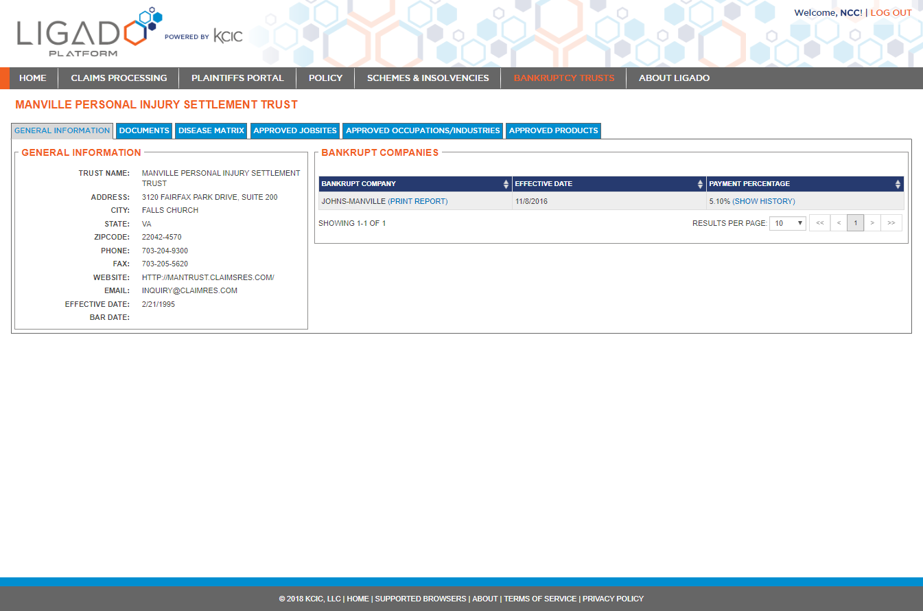 Trust information is standardized and easy to review—reducing hours of research!